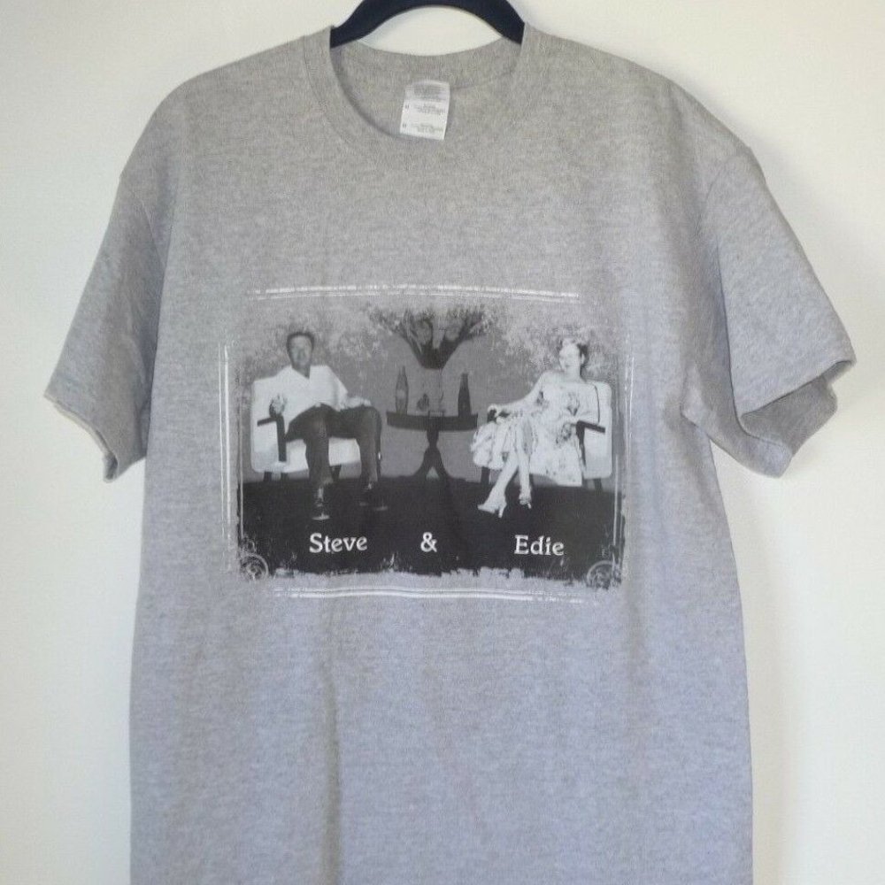 Men's T-Shirts,Steve & Edie,Size M,Gray